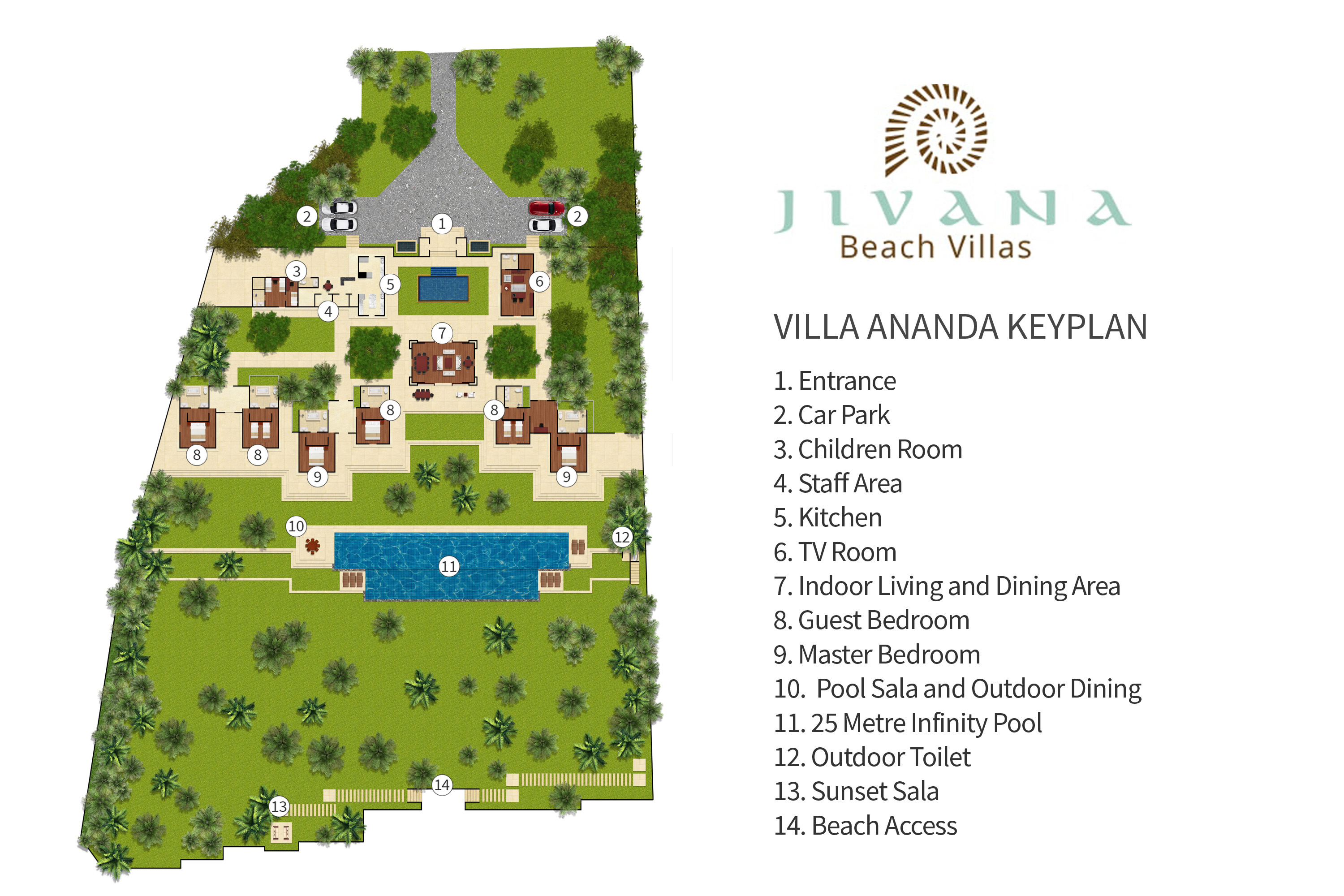 Jivana Beach Villas - Villa Ananda